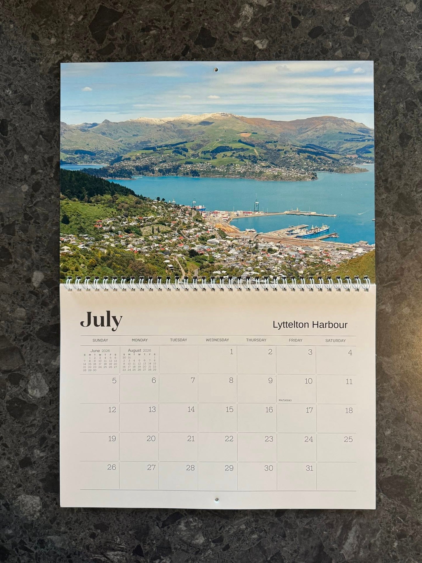 2026 Christchurch Scenery Unique Calendar
