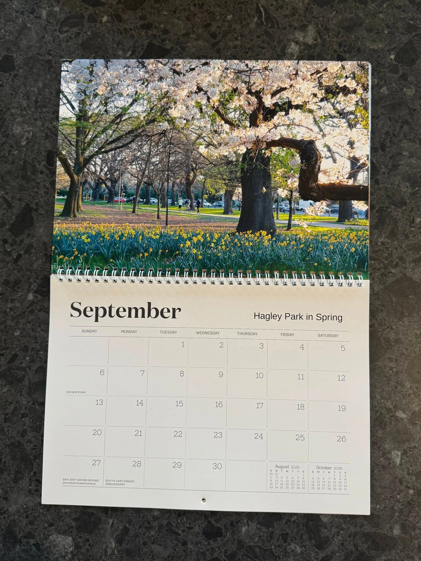 2026 Christchurch Scenery Unique Calendar