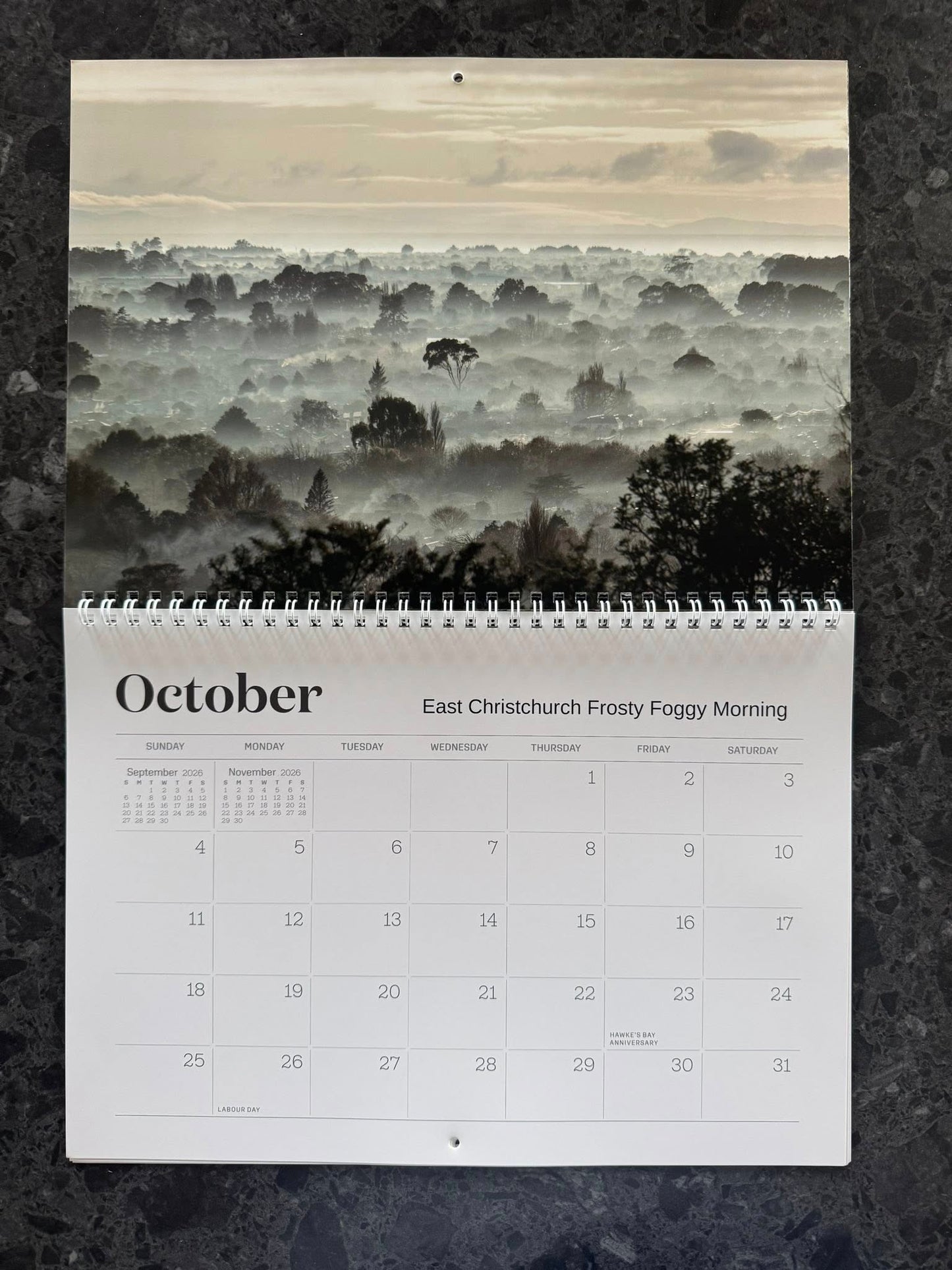 2026 Christchurch Scenery Unique Calendar