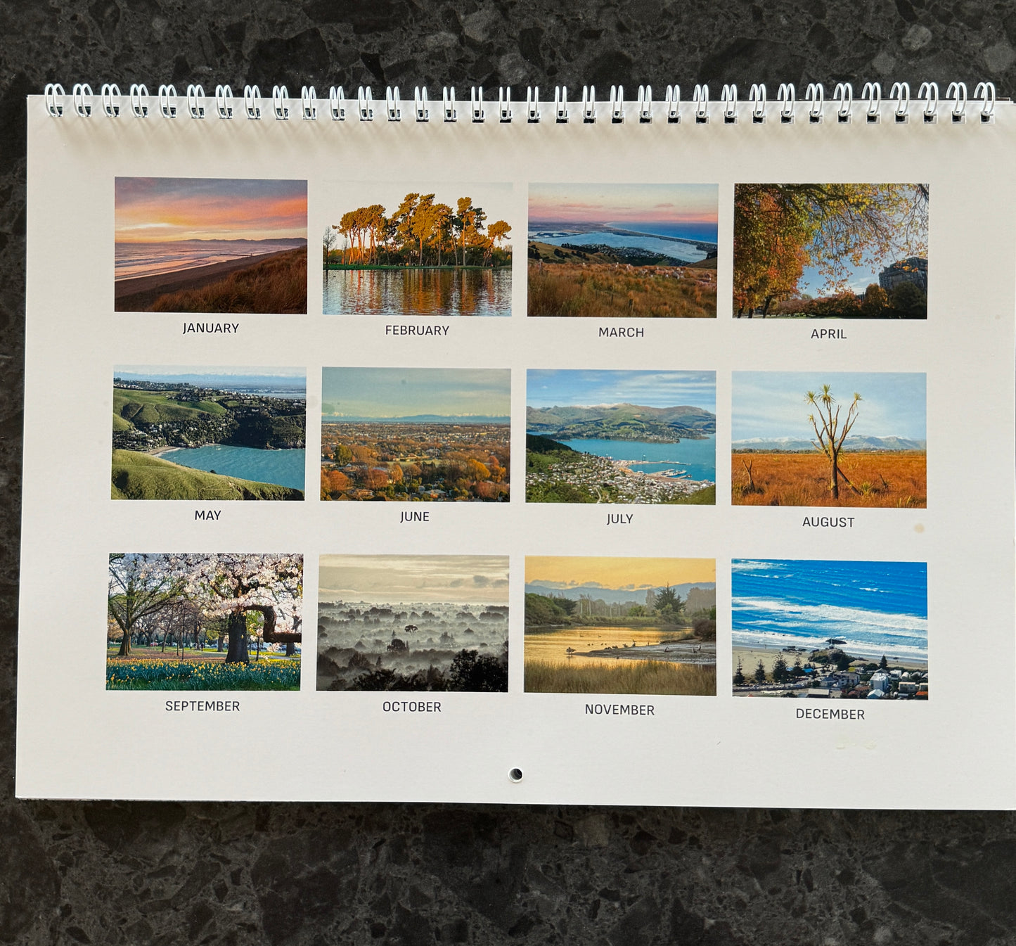 2026 Christchurch Scenery Unique Calendar