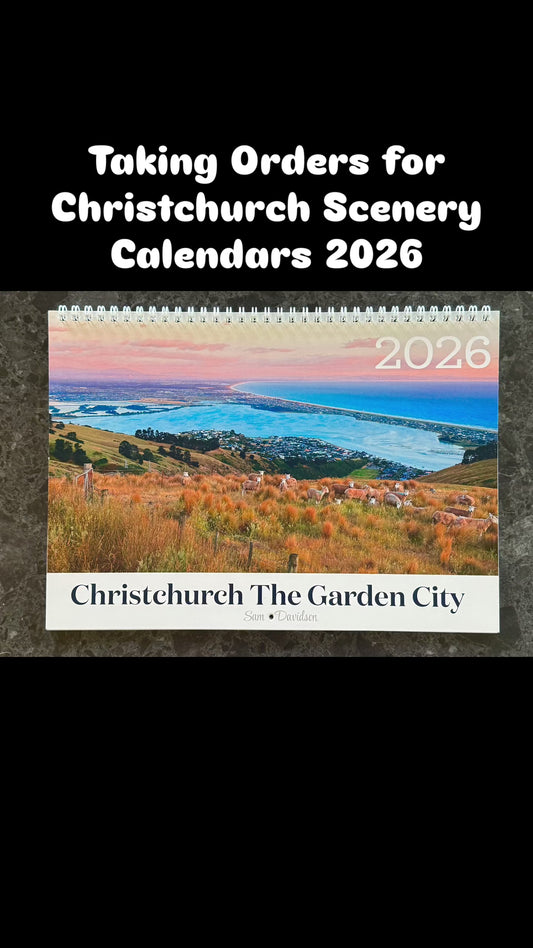 2026 Christchurch Scenery Unique Calendar